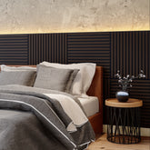 VW60 Acoustic Slat Panels - Black Walnut